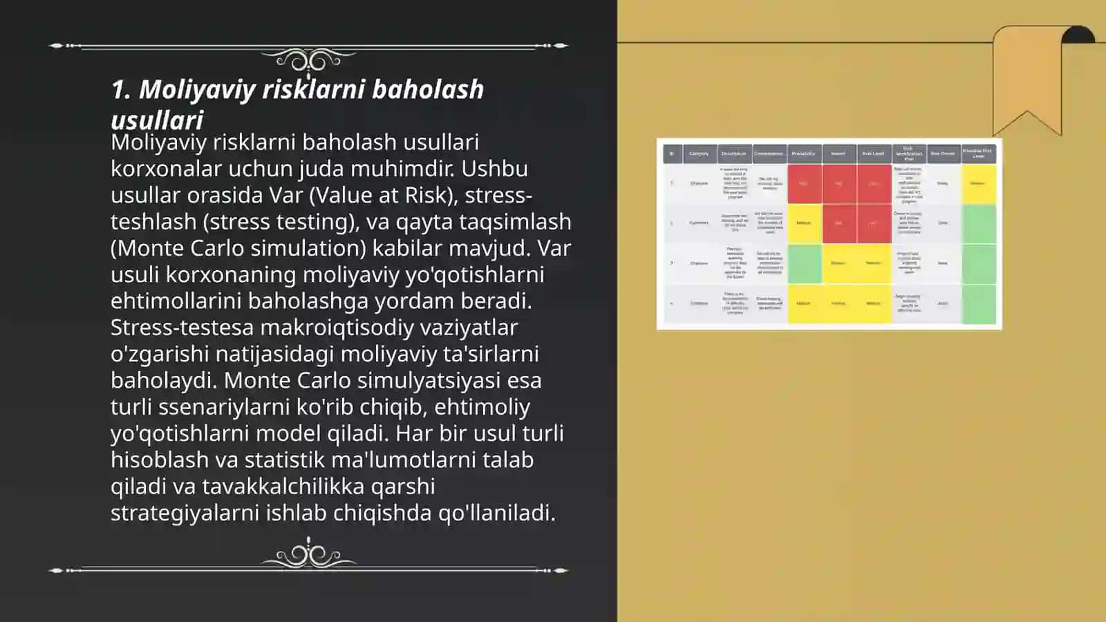 Moliyaviy risklani neytrallashturishning ichki mexanizmlari 3
