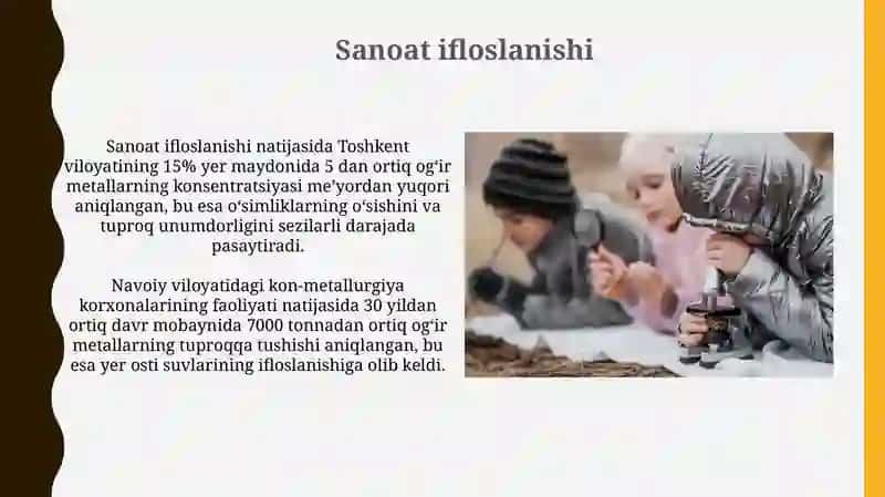 Tuproq ifloslanishining turlari 3