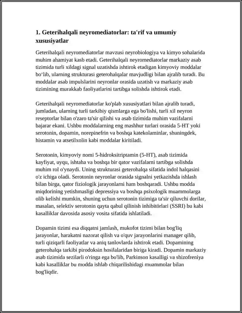GETERIHALQALI NEYROMEDIATOR MODDALAR 3