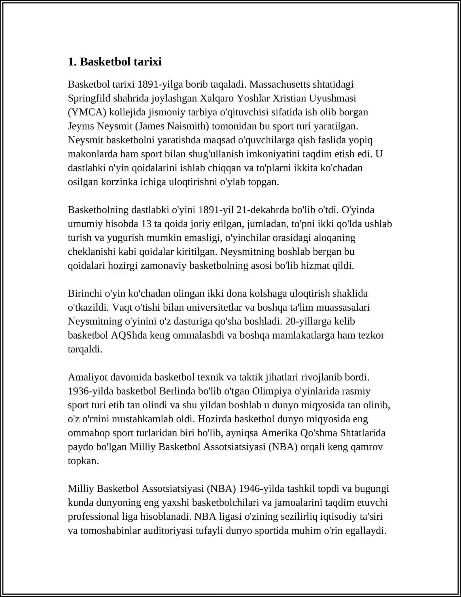 Basketbol tarixi 3