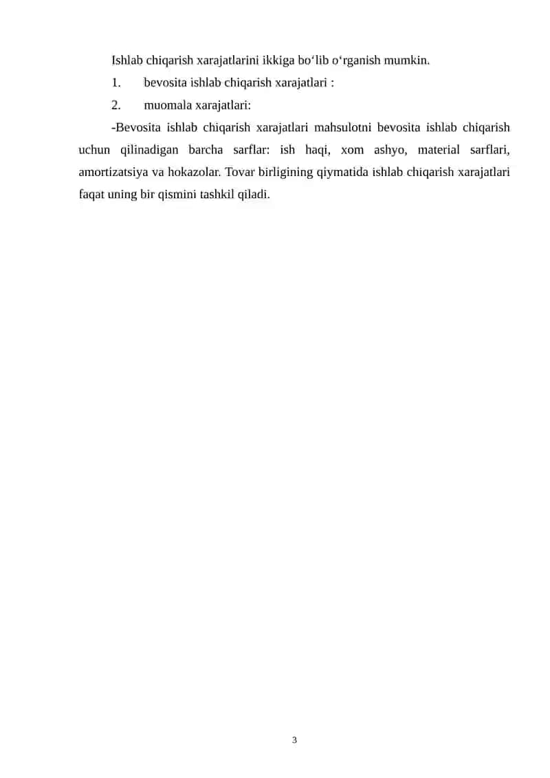 Kurs ishining dolzarbligi: Buxgalteriya hisobida xarajatlarni o‘lchash 3