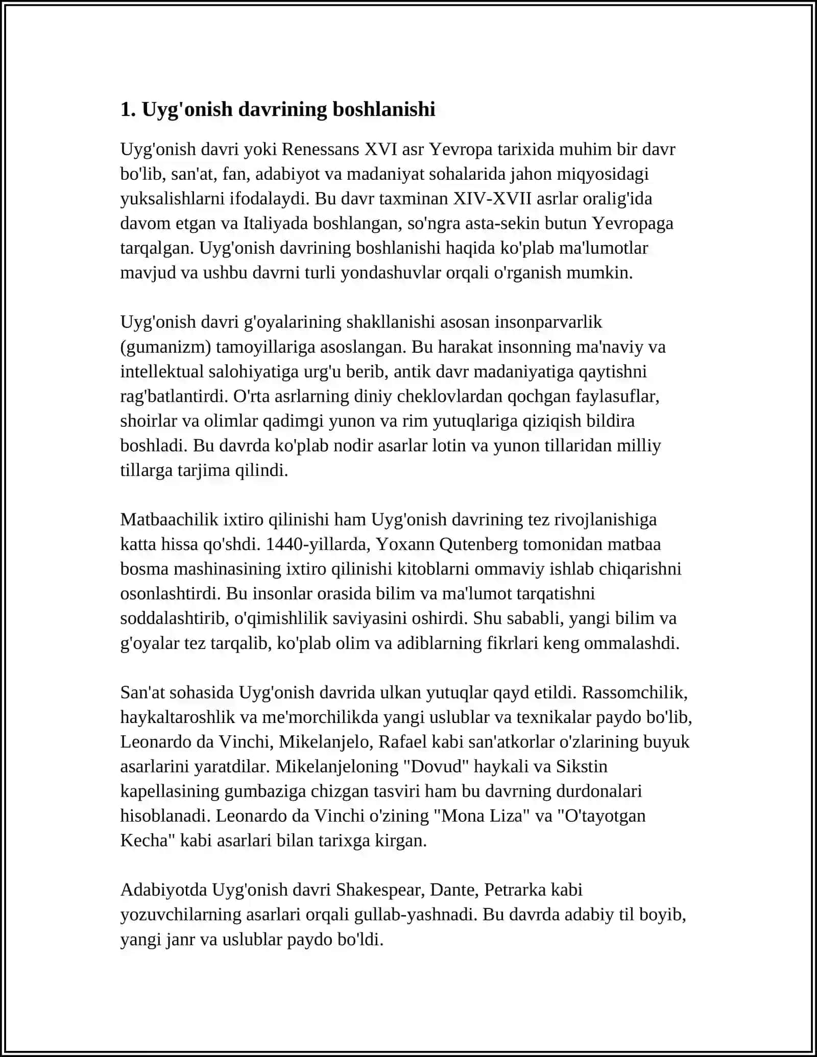 IX-XII ASRLARDA O'RTA OSIYODA UYG'ONISH DAVRI, FAN VA MADANIYATNING YUKSALISHI 3