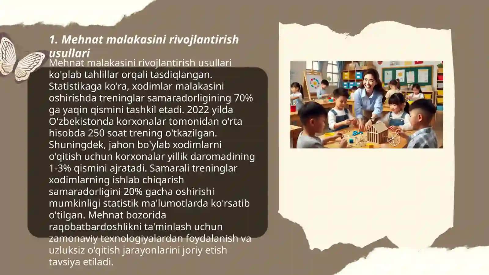 Mehnat malakasini rivojlantirish usullari 3