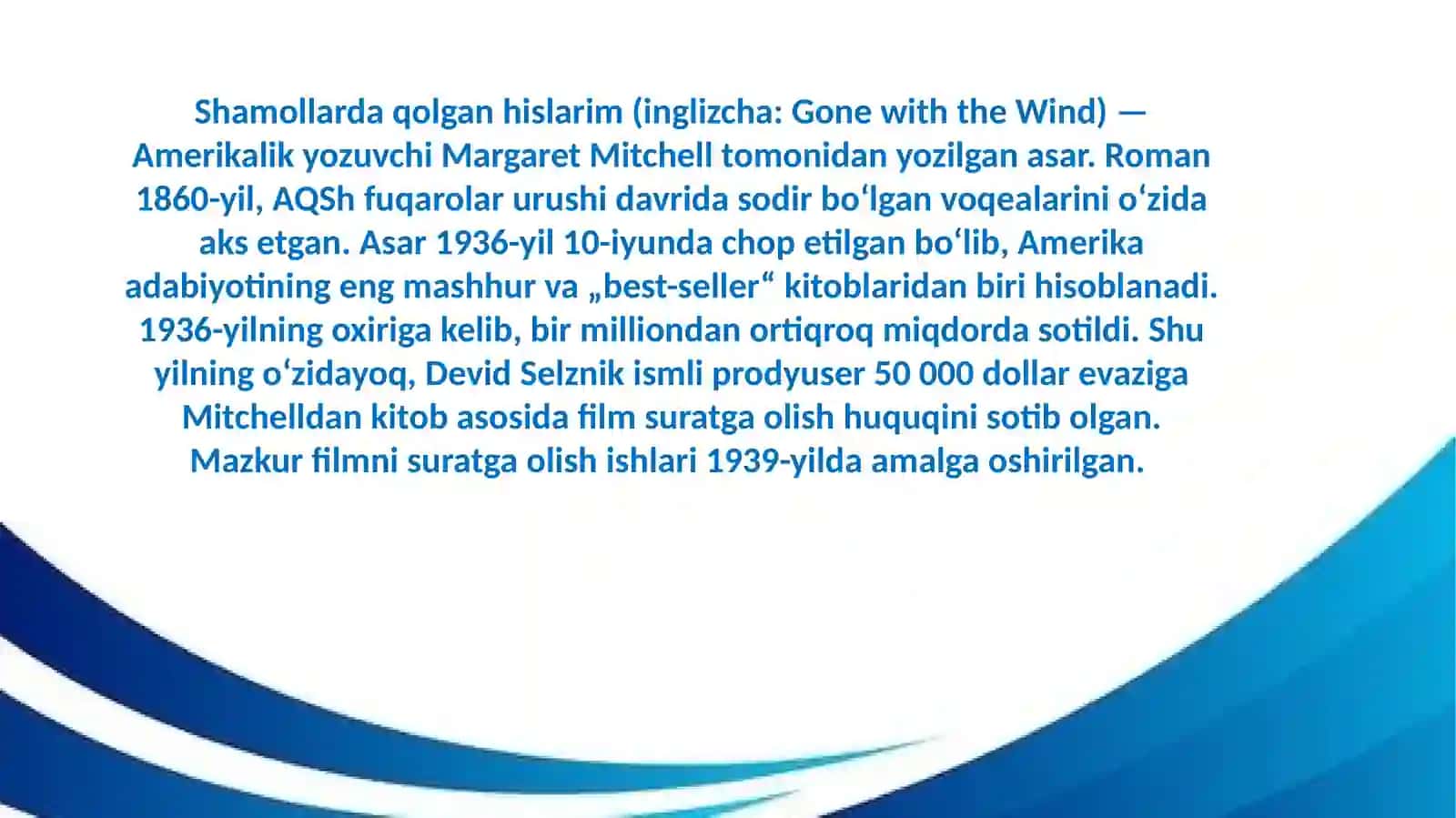 MARGARET MITCHELL - Shamollarda qolgan hislarim 3