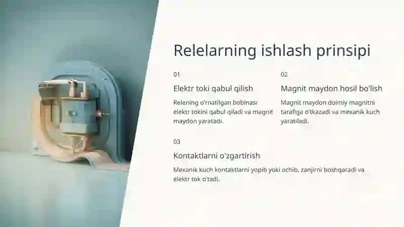 Releli Apparatlar: Elektr Boshqaruvining Asosi 3