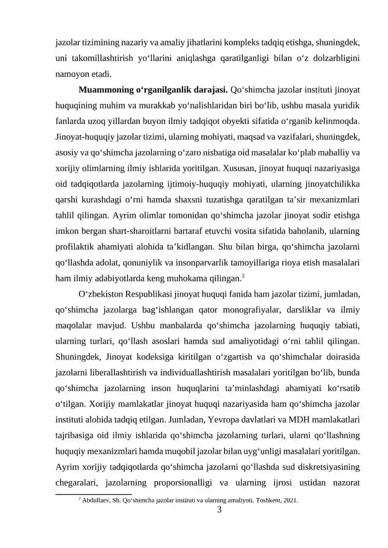 QO‘SHIMCHA JAZOLAR TIZIMINING NAZARIY-HUQUQIY ASOSLARI 3