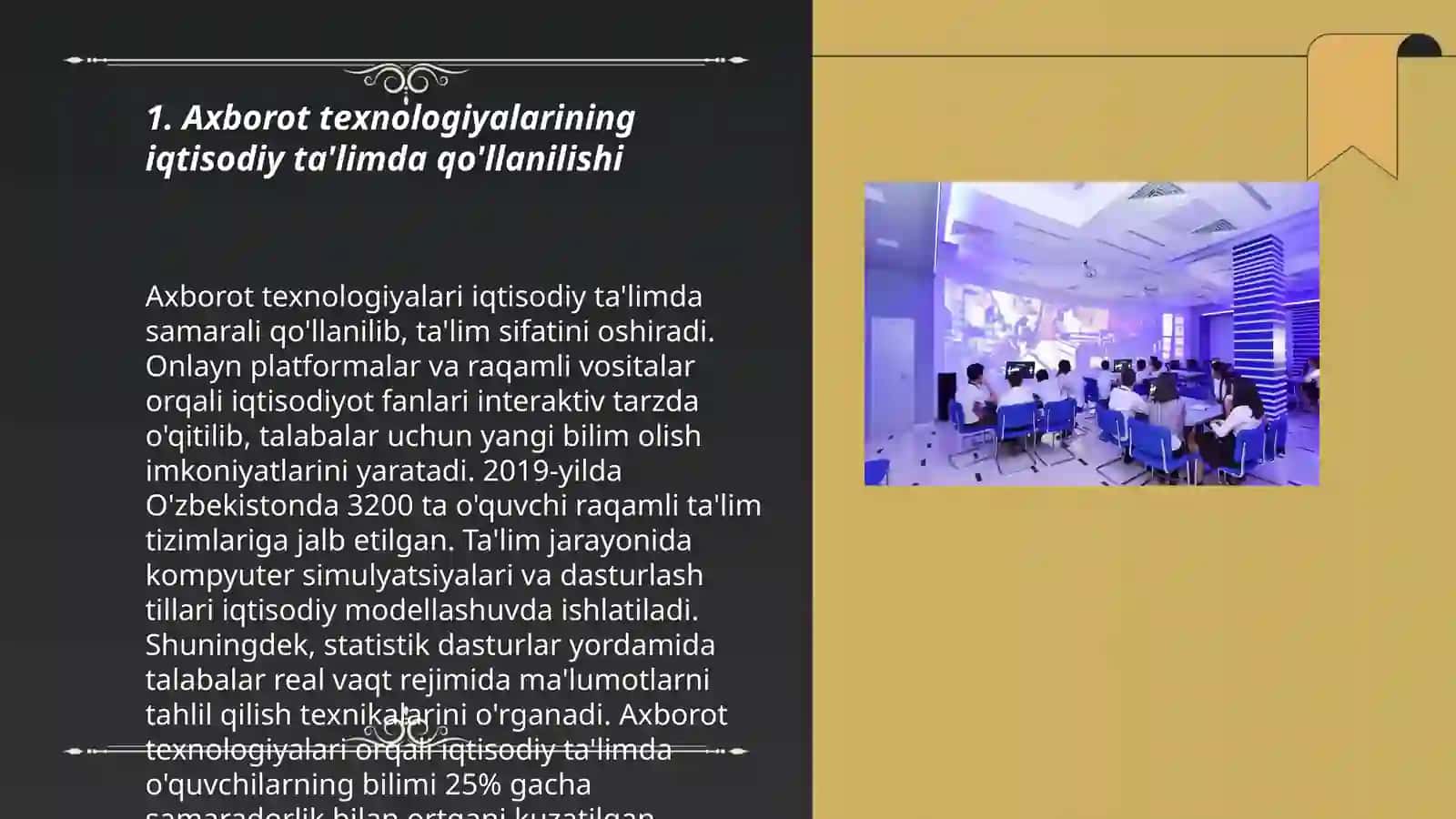Axborot texnologiyalarining tashkiliy boshqaruv modillari 3