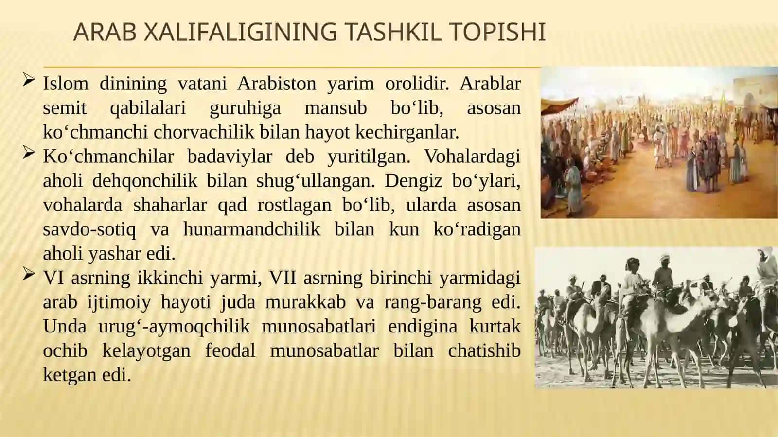 Arab xalifaligi davrida Movarounnahr va Xuroson 3