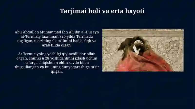 Al-Hakim at-Termiziyning ilmiy merosi va uning Markaziy Osiyoga ta'siri 3