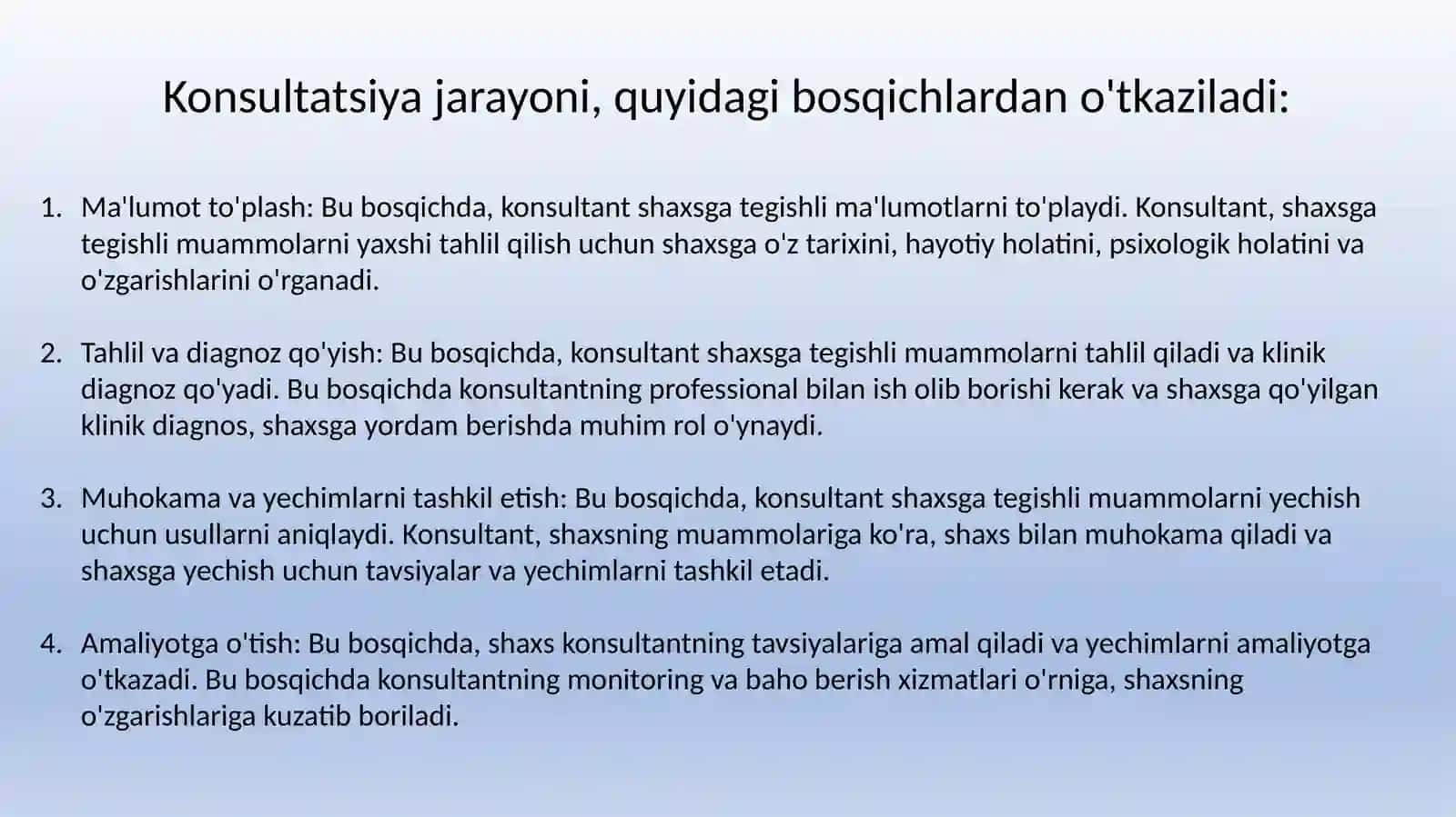 Konsultatsiya bosqichlari 3