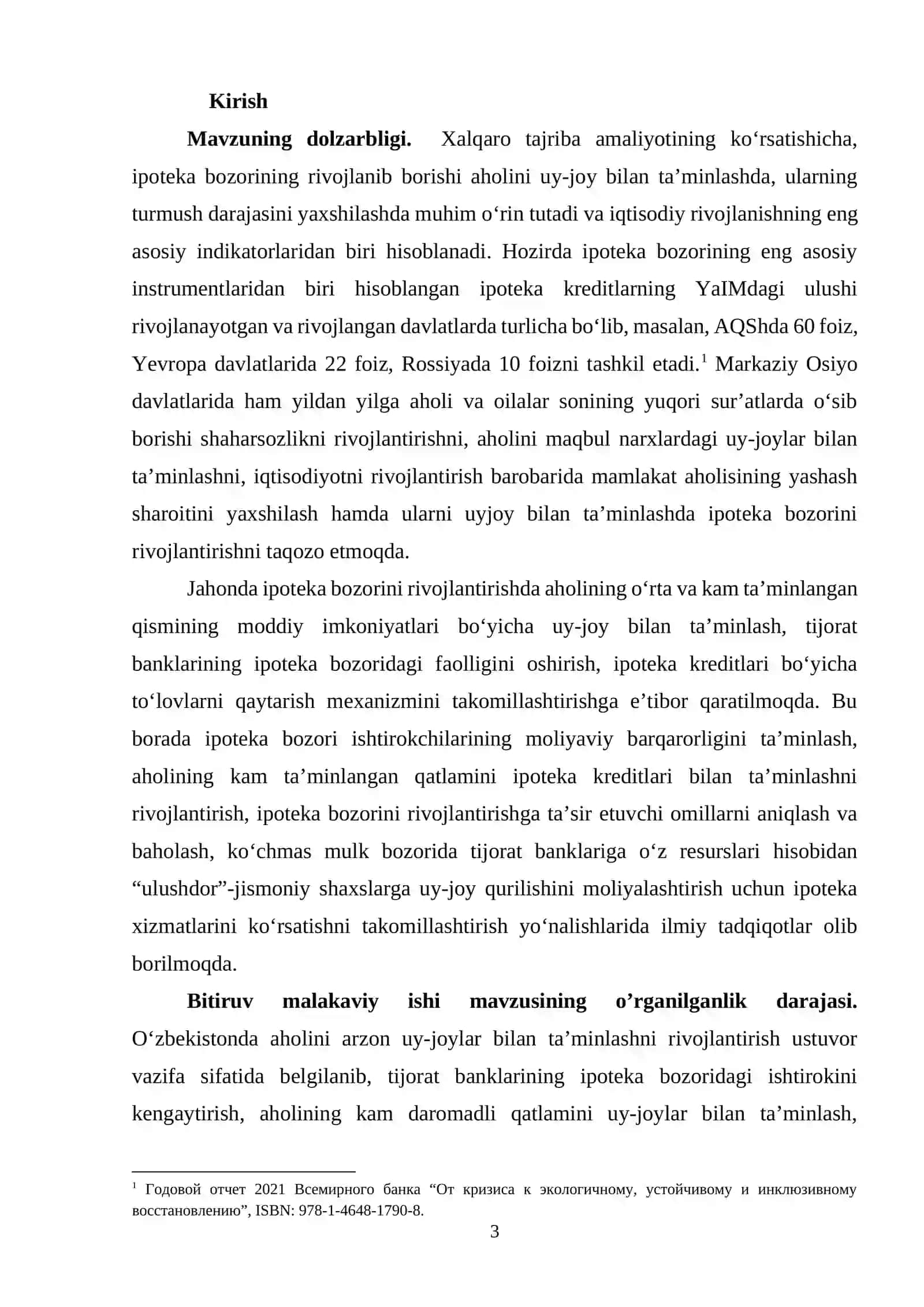 TIJORAT BANKLARIDA IPOTЕKA KRЕDITLARINI AJRATISH MЕXANIZMINI TAKOMILLASHTIRISH 3