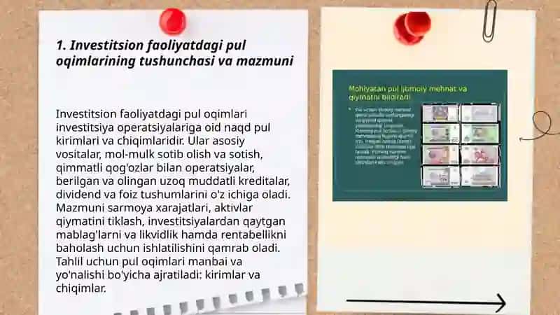 Investitsion faoliyatdagi pul oqimlari tahlili 3