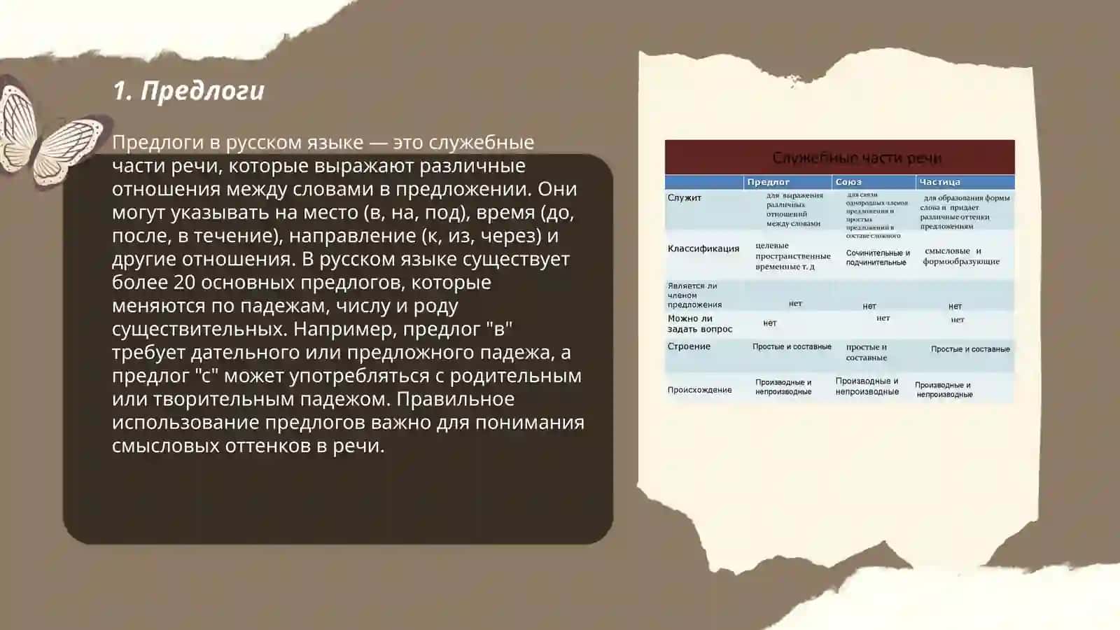Служебные части речи 3