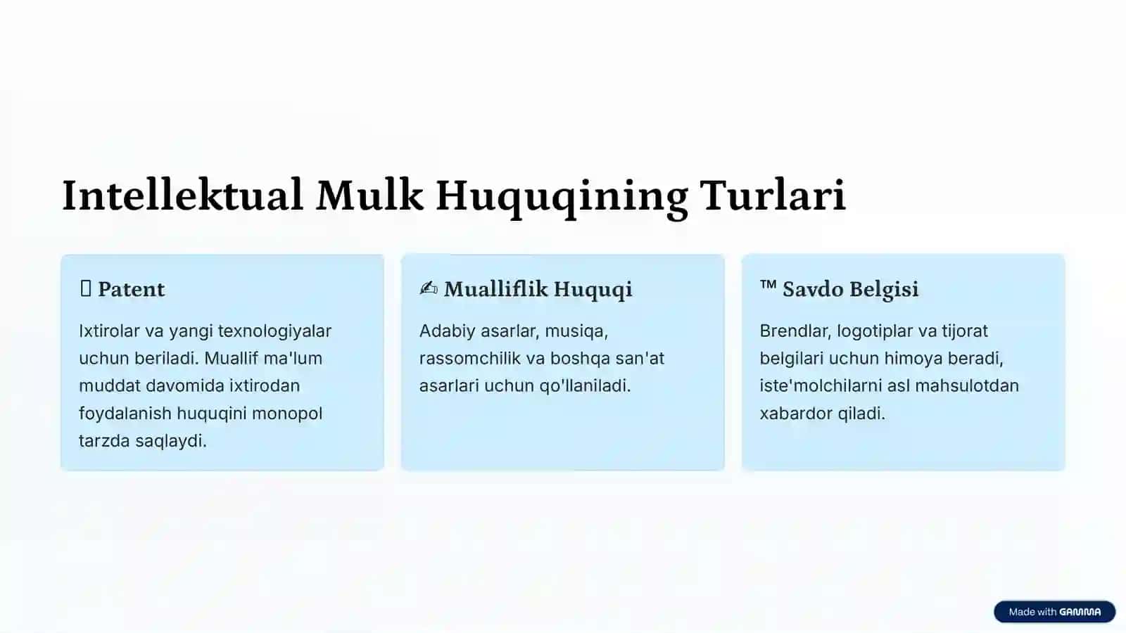 Intellektual Mulk Huquqi va Raqamli Iqtisodiyot 3