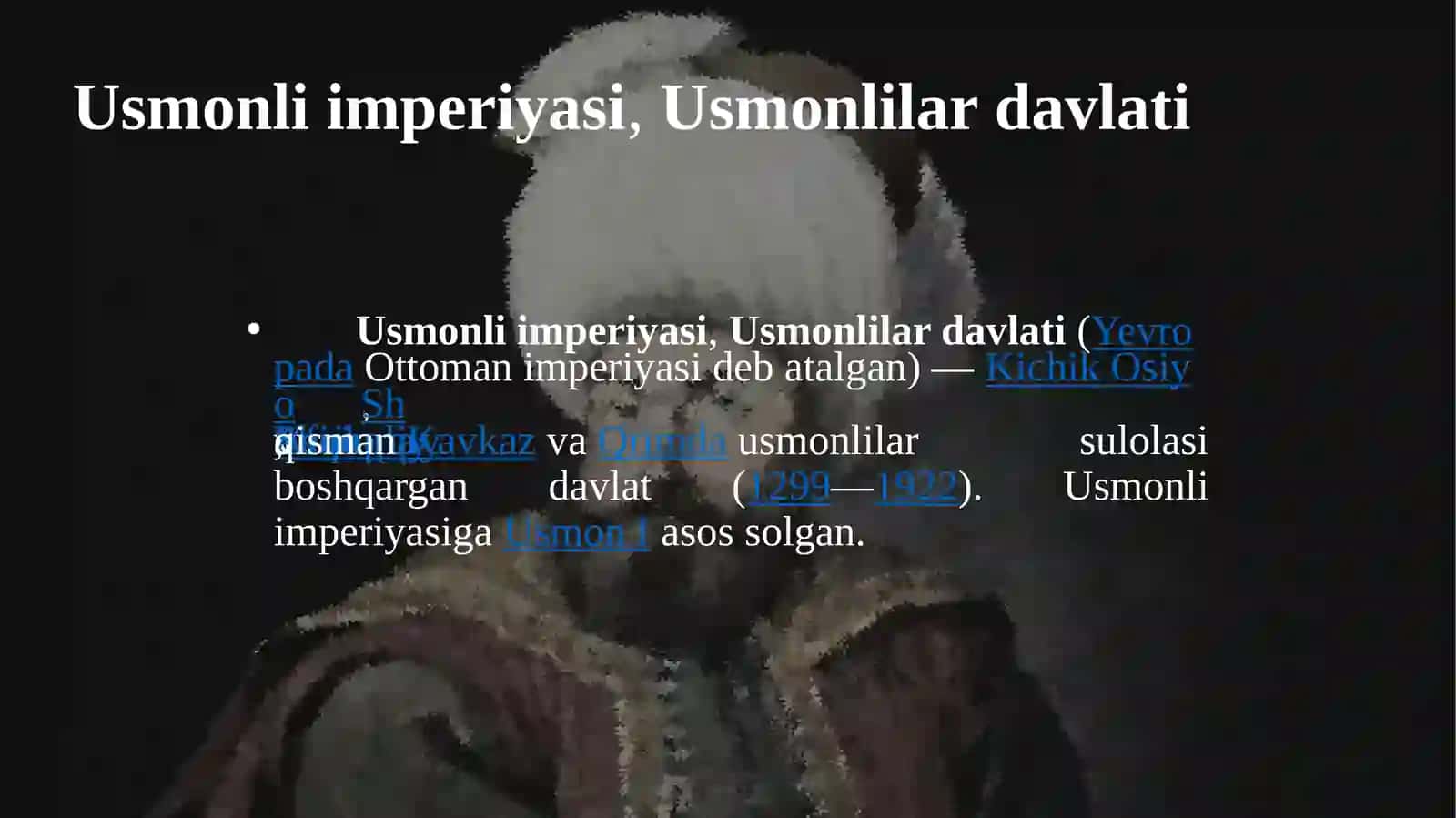 Usmonlilar imperiyasi 3