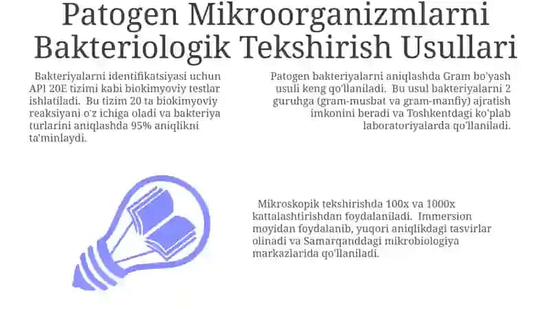 Patogen Mikroorganizmlarning Laboratoriyada Tekshiruv Usullari 3