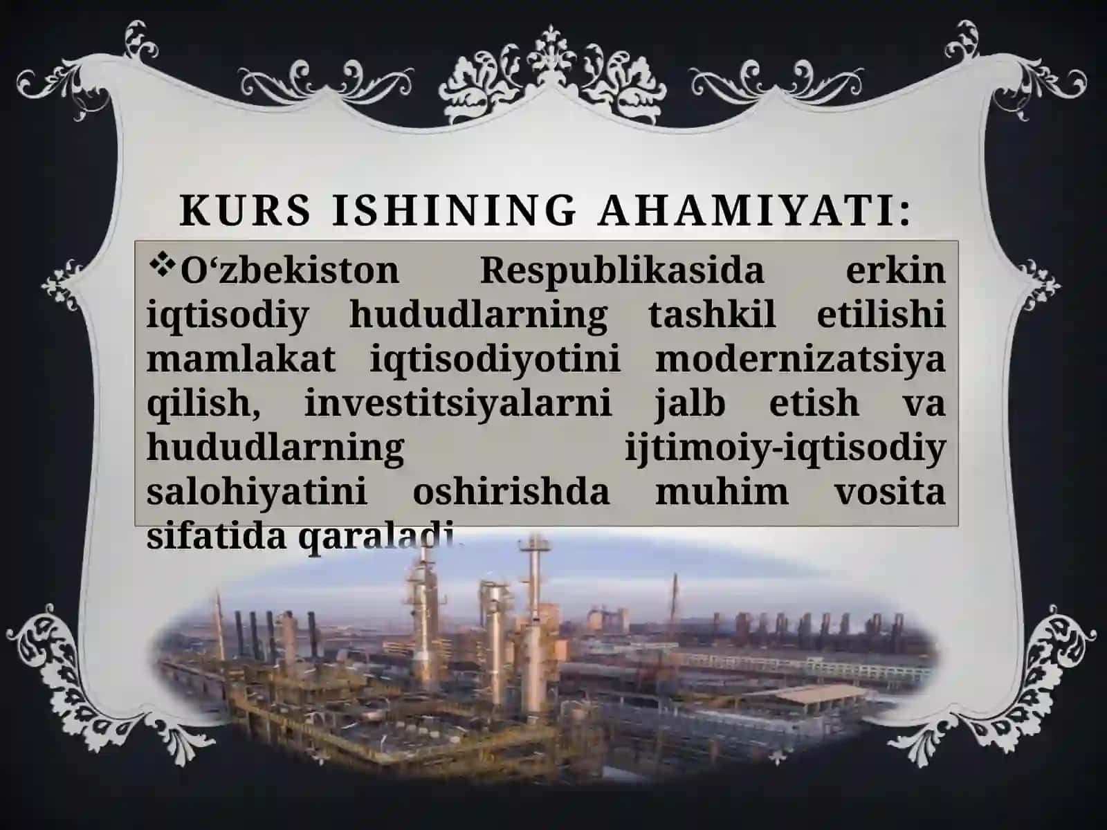 O‘zbekistonda erkin iqtisodiy hududlarning yaratilishi 3