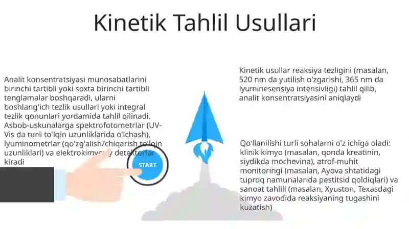 Reaksiya tezligining kimyoviy analizdagi oʻrni 3