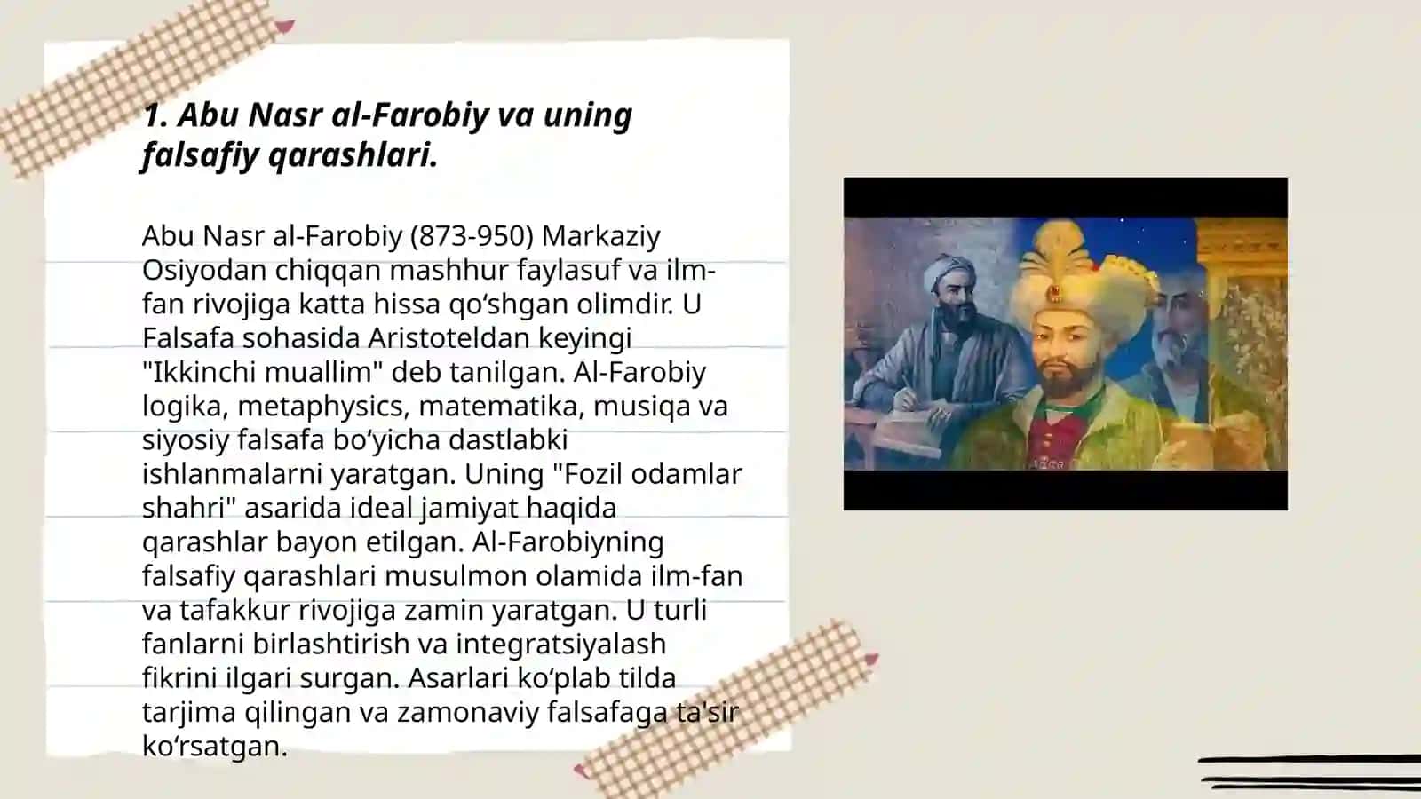 Abu Nasr al-Farobiy va uning falsafiy qarashlari 3