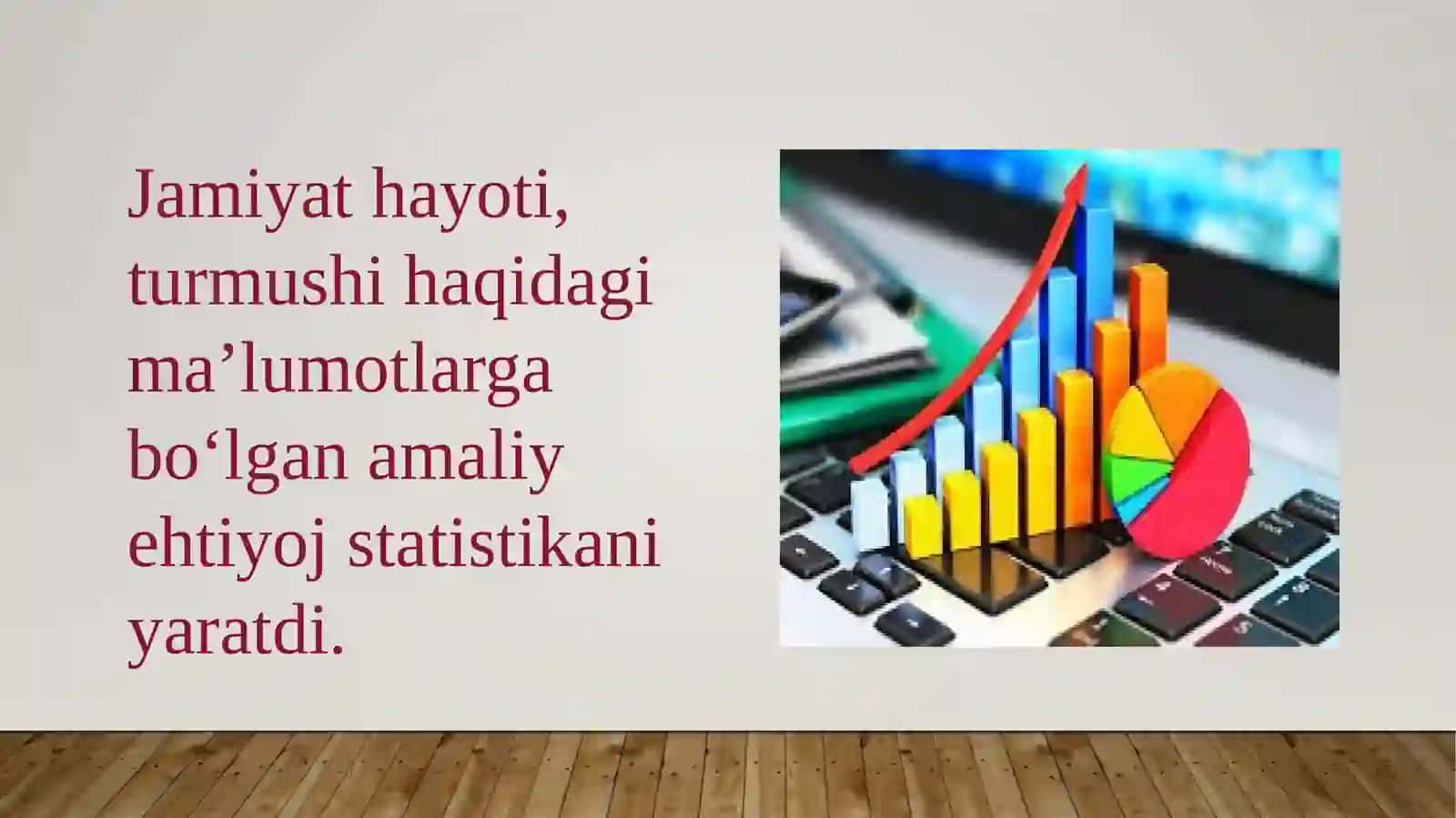 Statistikaga kirish. Statistika fanining predmeti va uslubi 3