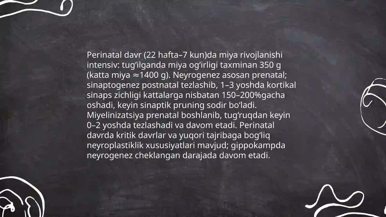 Perinatal va chaqaloqlik davrida psixofizologik rivojlanishga xos xususiyatlari 3