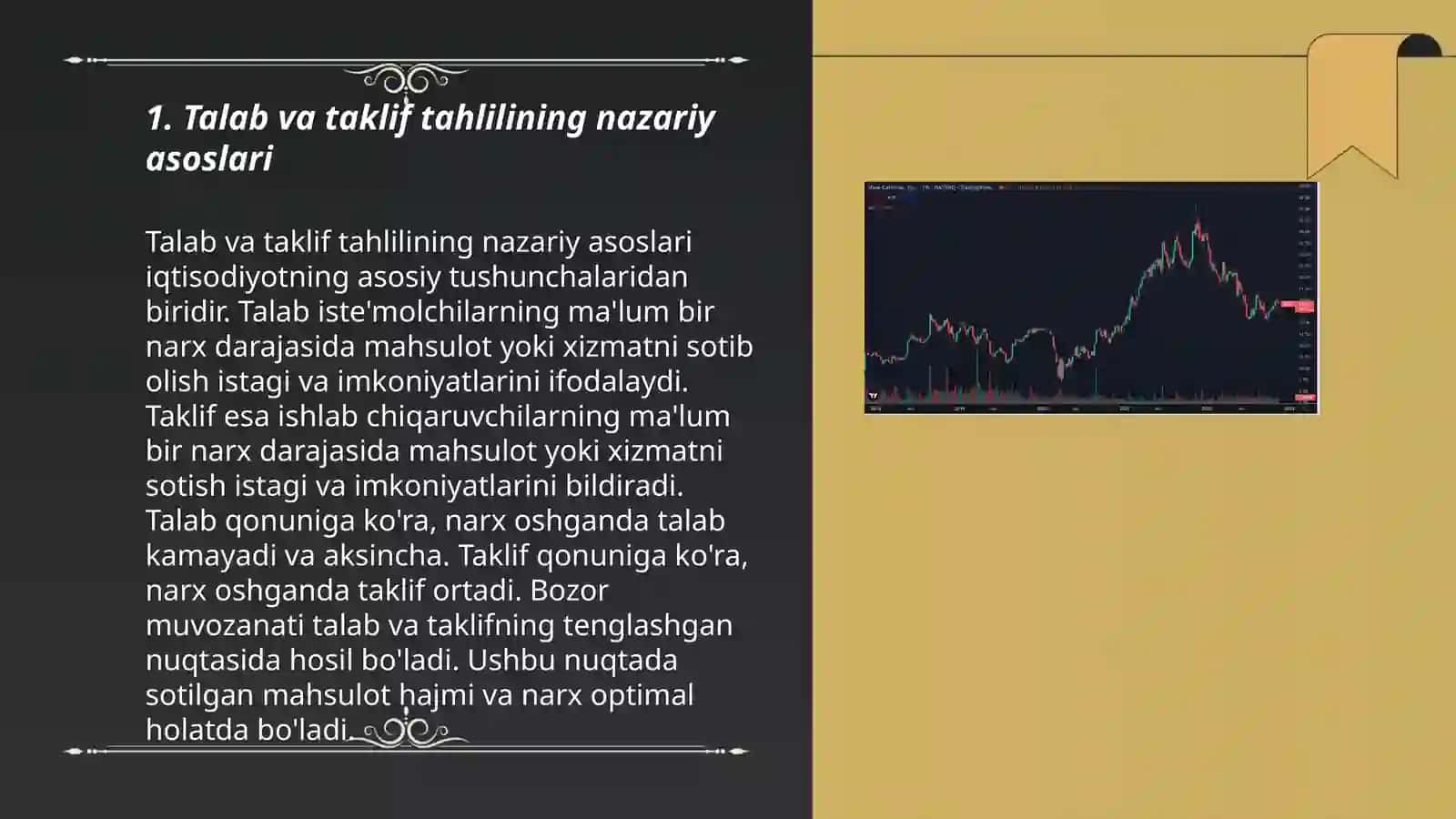 Talab va taklif tahlili 3