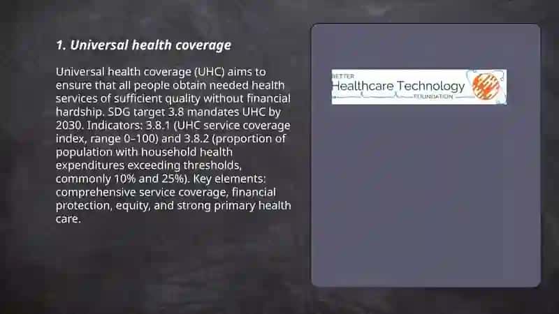 Universal health coverage 3