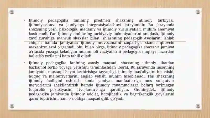 Ijtimoiy pedagogikaning nazariy asoslari 3