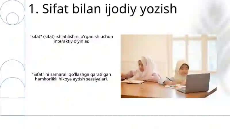 Sifat so'z turkumini oʻrganishda interfaol metodlarni qoʻllash 3