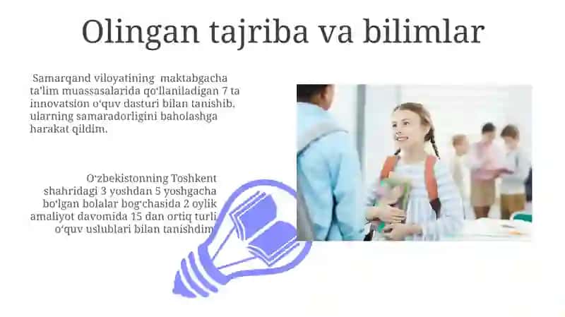 Maktabgacha ta’lim tashkilotida amaliyot hisoboti 3