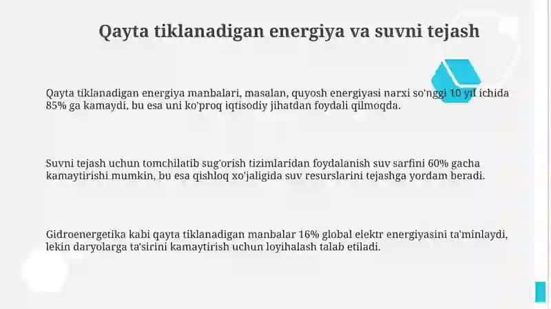 Tabbiy resurslardan oqilona foydalanish yollari 3