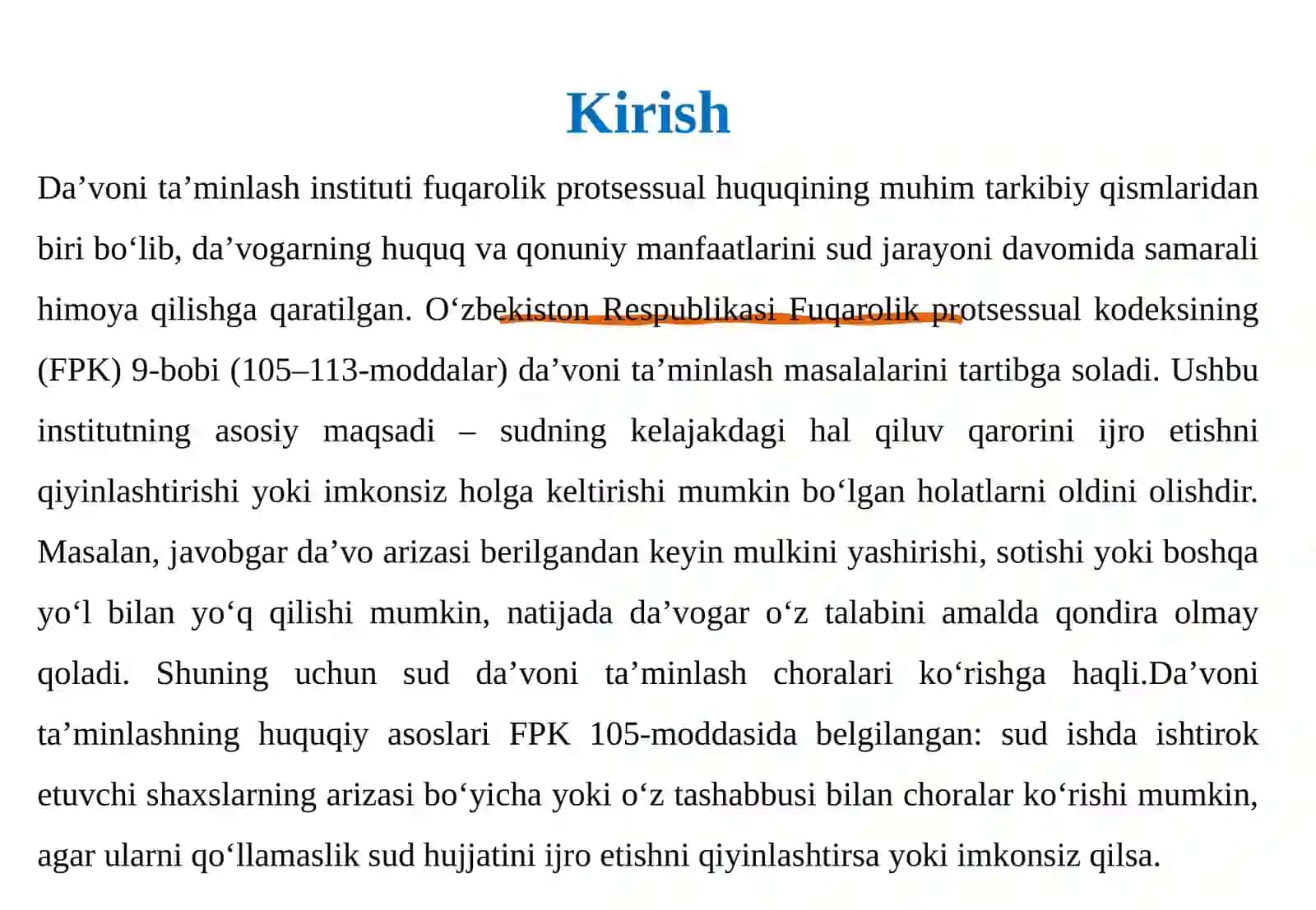 Da’voni ta’minlash tushunchasi va choralari 3