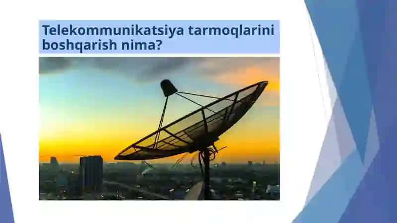 Telekommunikatsiya tarmoqlarini boshqarish 3