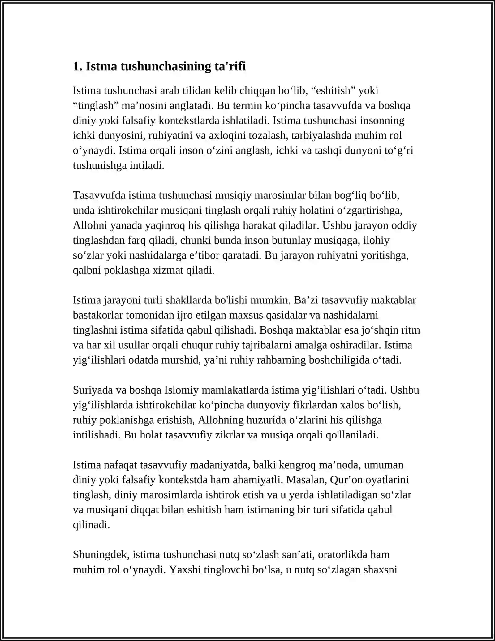 ISTMA TUSHUNCHASI PATOFIZIOLOGIYASI 3