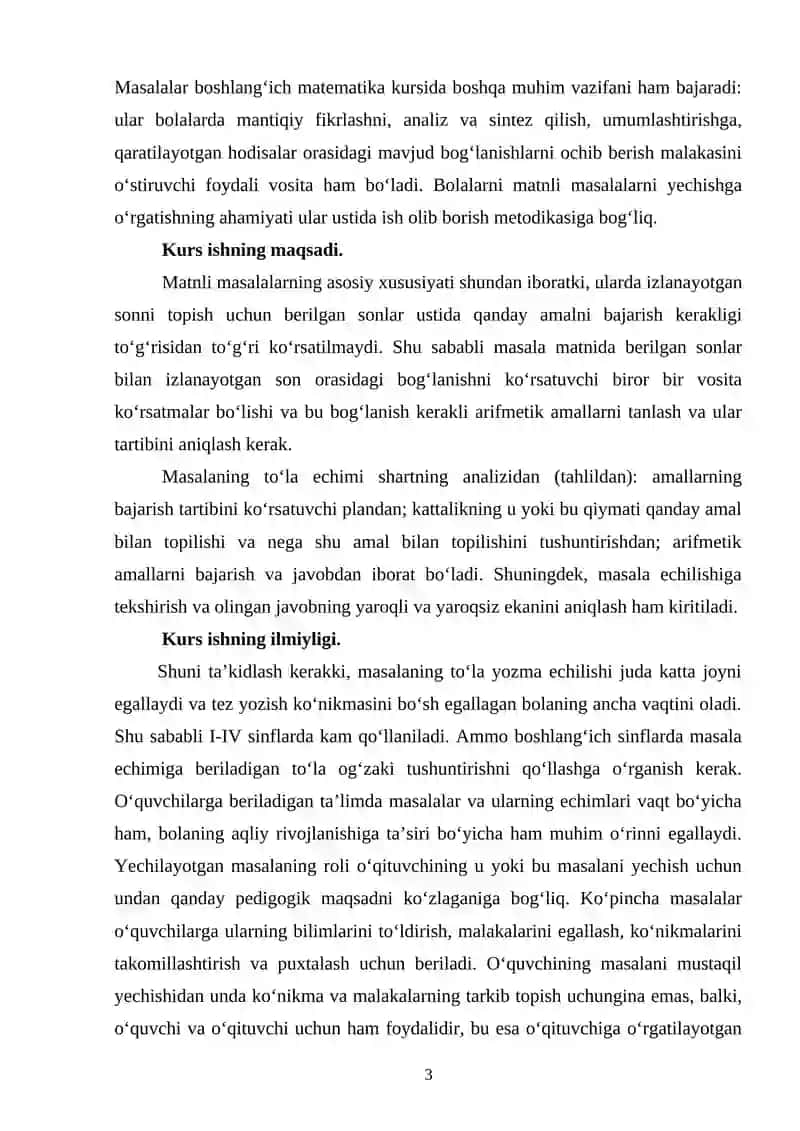Matematika darslari 3