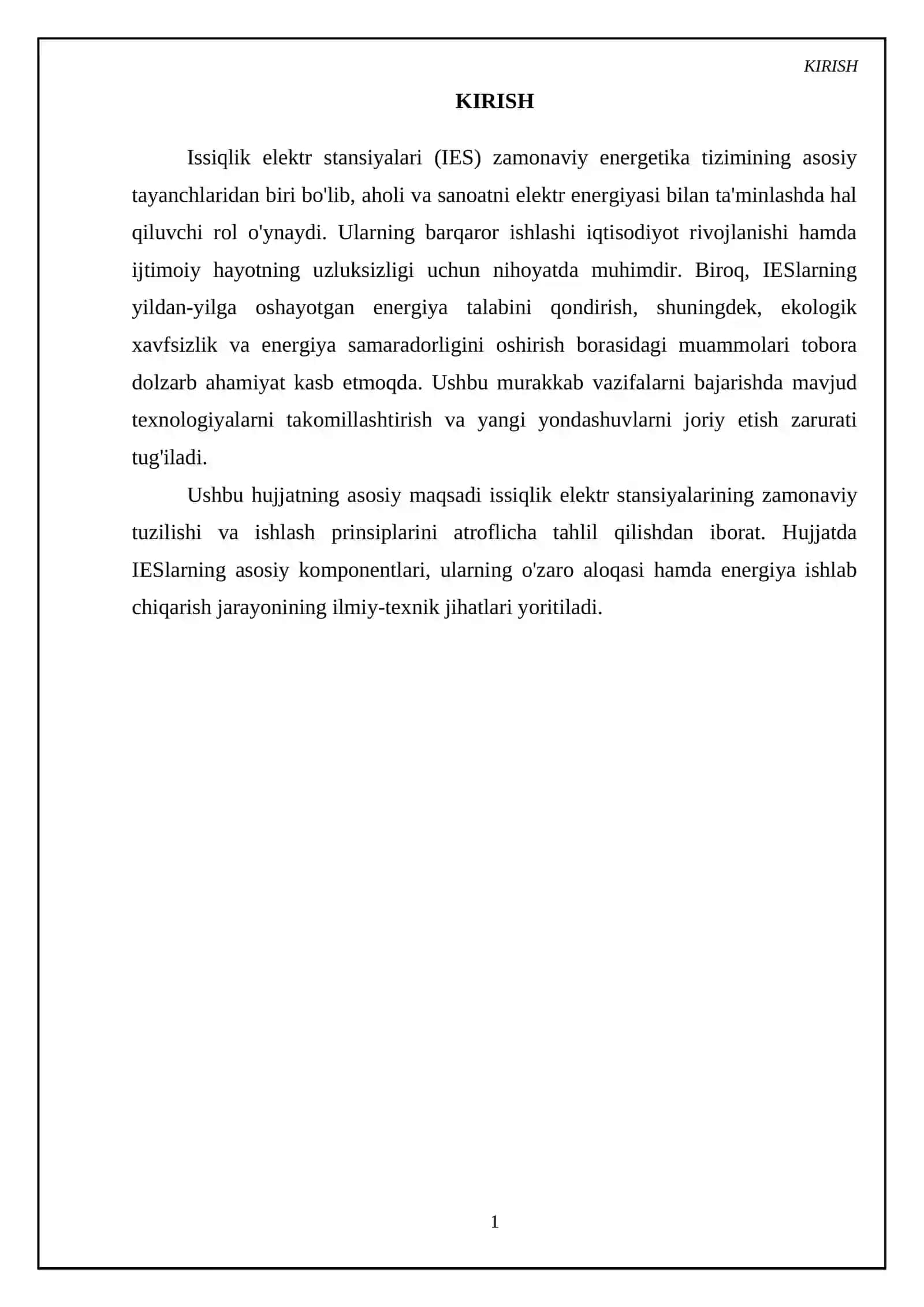 Issiqlik elektr stansiyalari (IES) 3