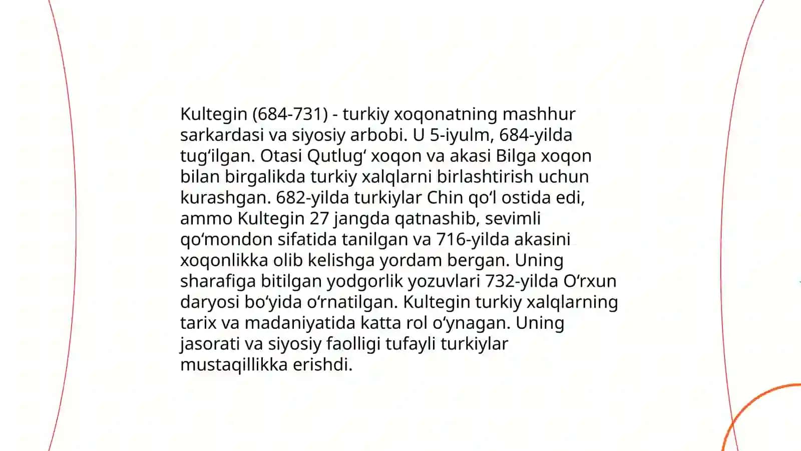 Kultegin va Bilgaxoqon bitikdoshi 3