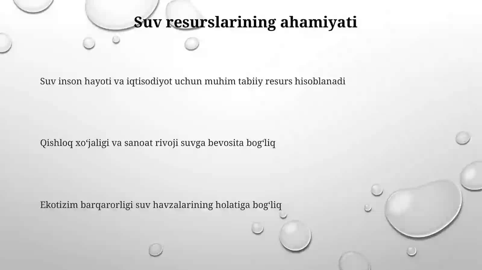O‘zbekistonda suv havzalarining hozirgi holati 3
