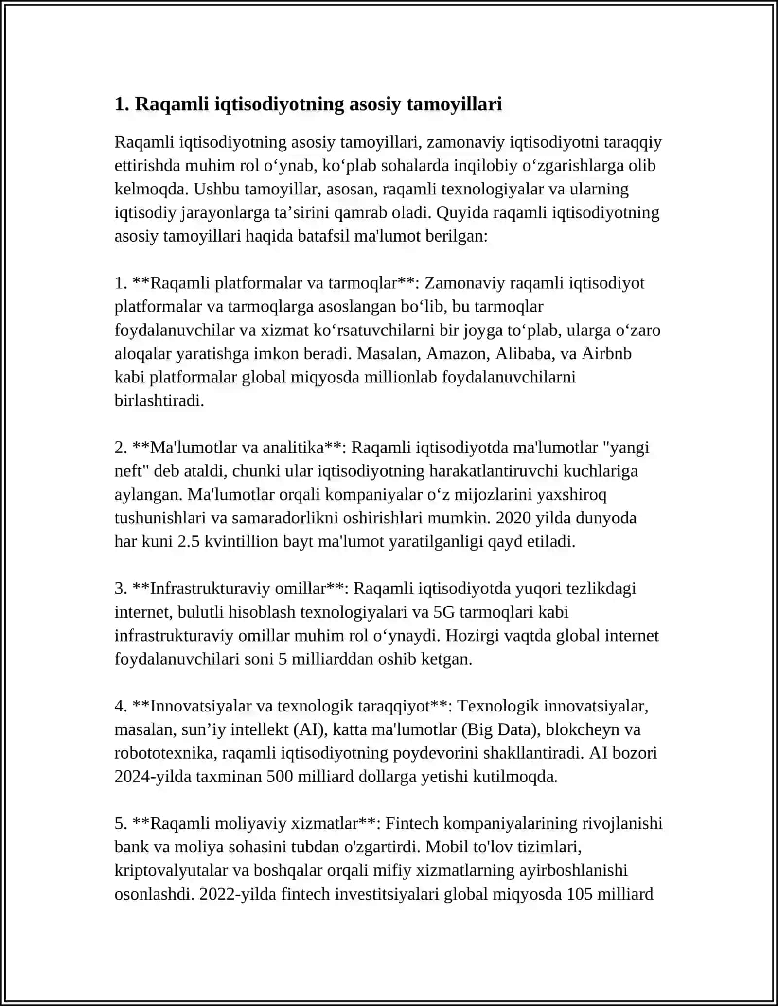 Raqamli iqtisodiyotning asosiy tamoyillari 3