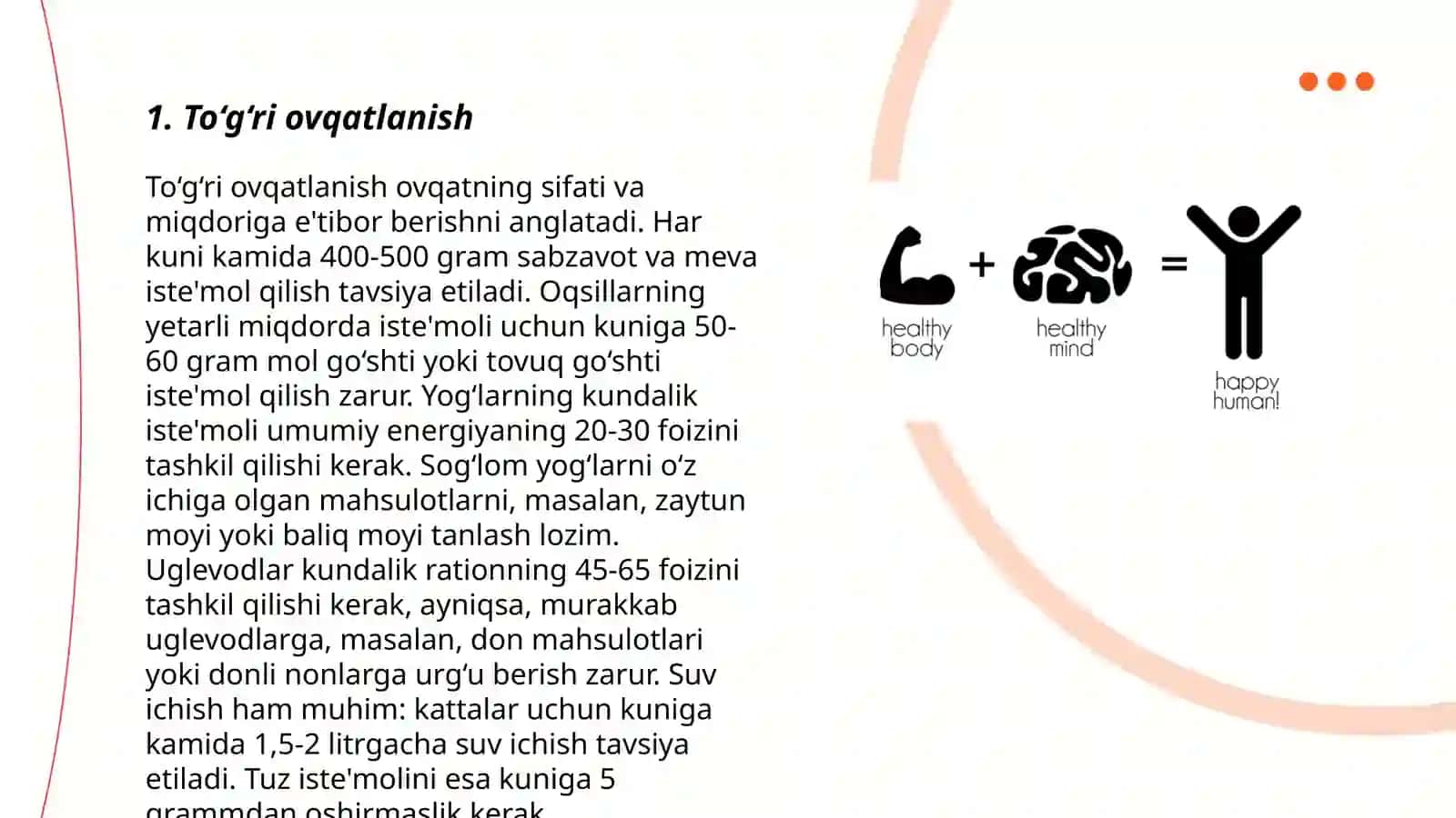 Sog‘lom turmush tarzini kuzatish 3