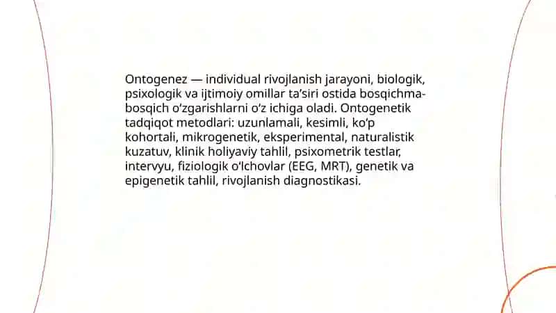 Umumiy psixologiya ontogenez psixologiyasi 3