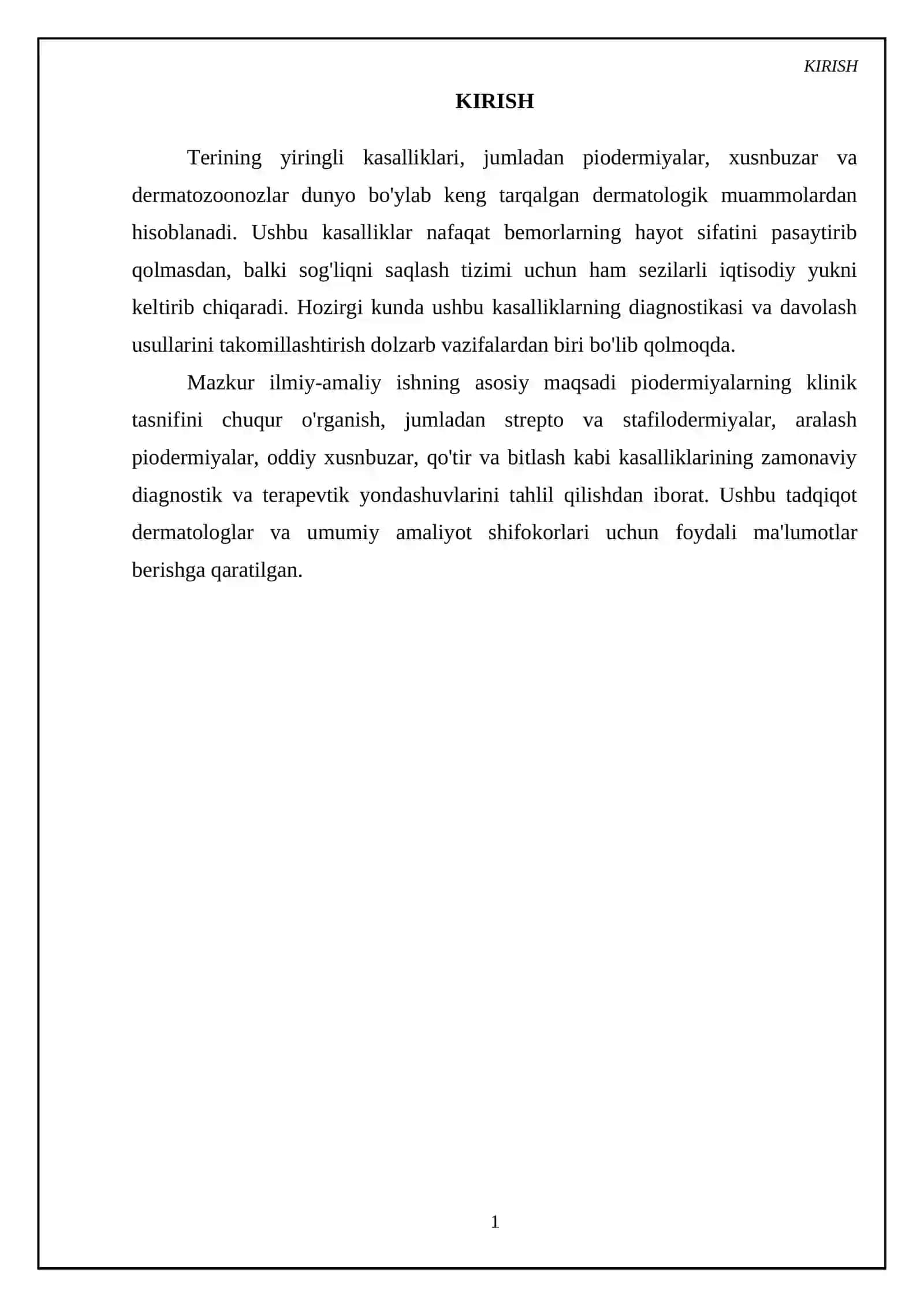 Piodermiyalarning Klinik Tasnifi va Etiologiyasi 3
