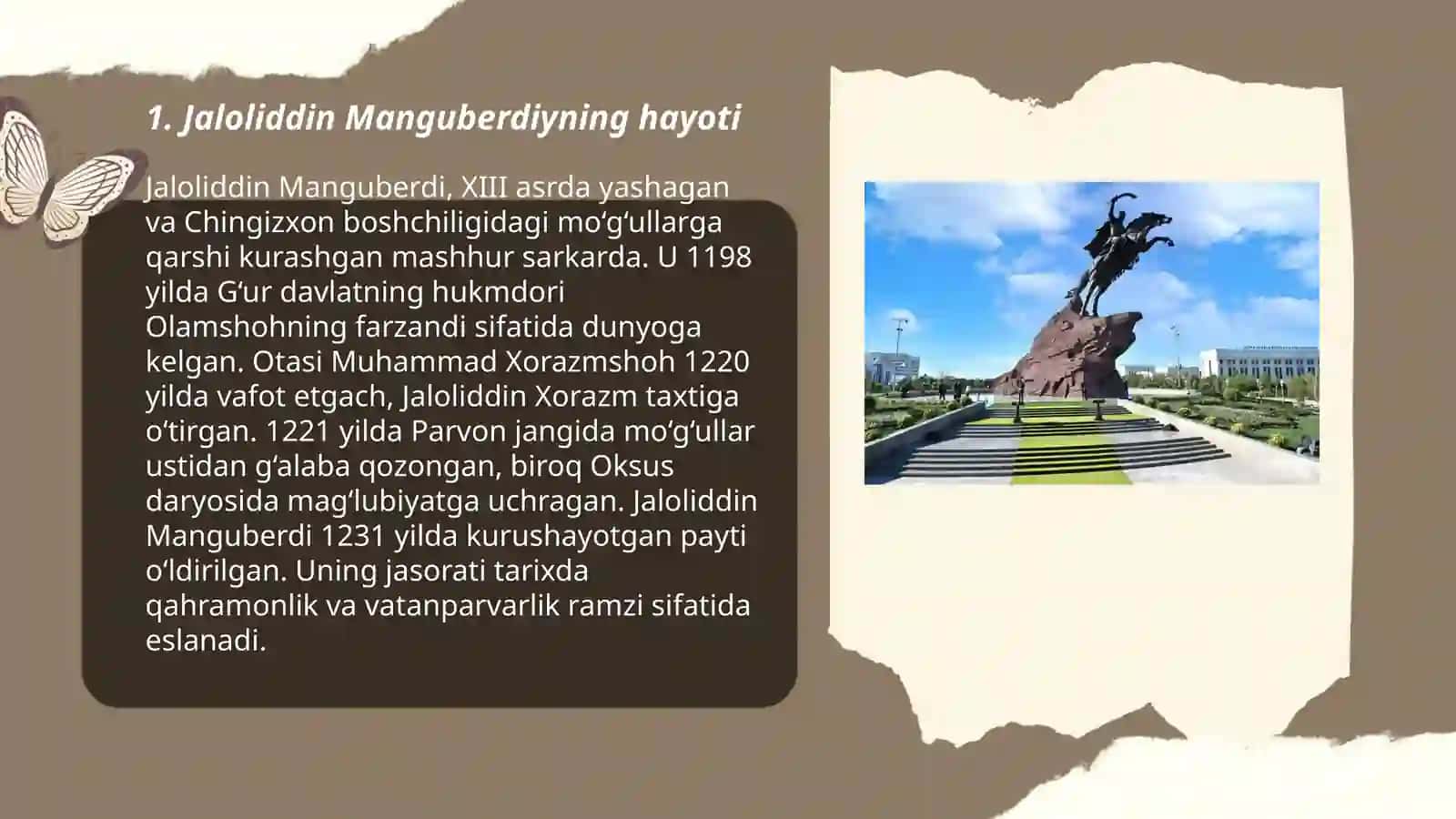 Jaloliddin Manguberdi Vatan himoyachisi 3