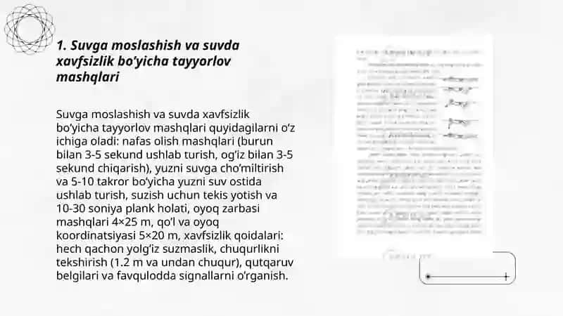Suzishning usullarini o’rgatish va o’zlashtirish mashqlari 3