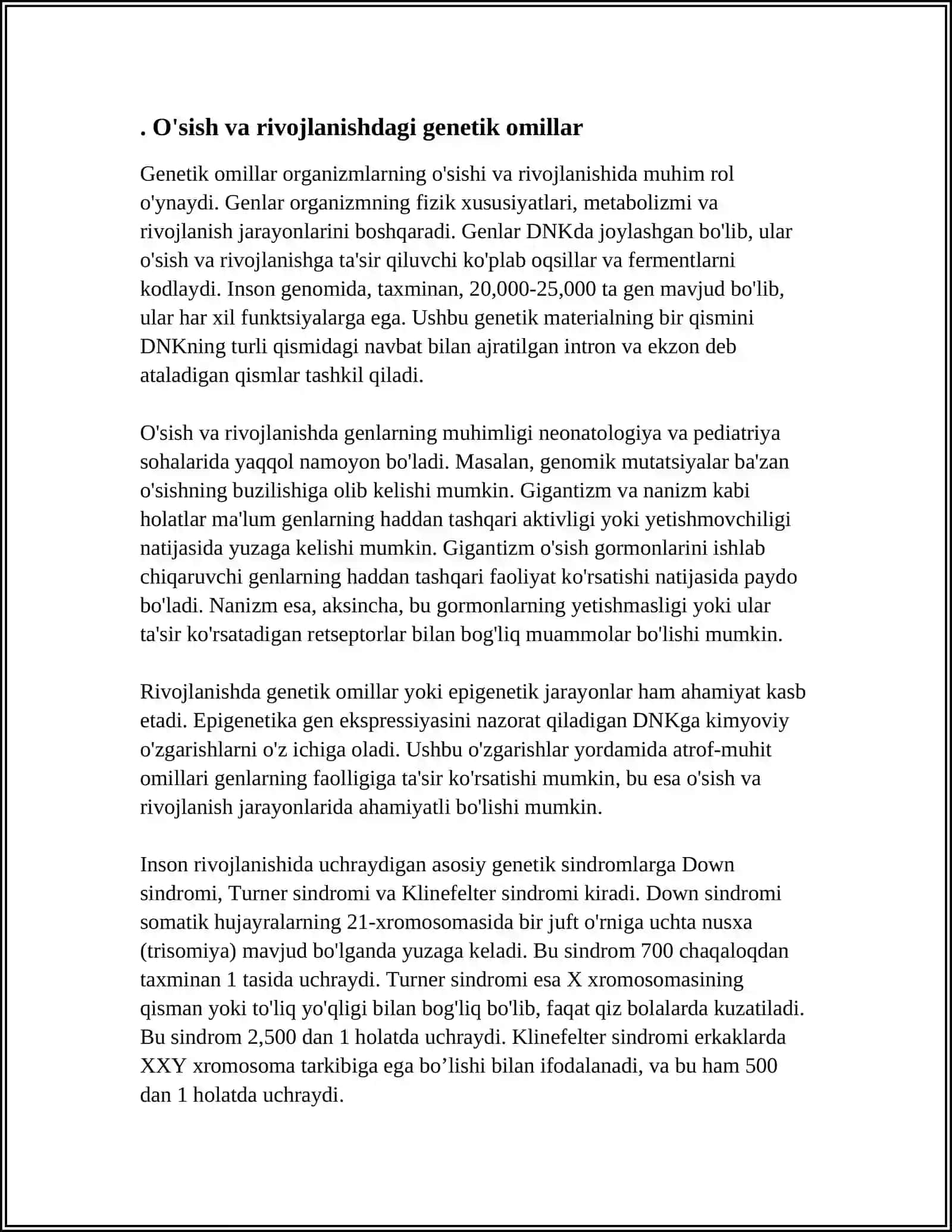 O'SISH VA RIVOLANISH GETEROXRONIYASINI JADVAL VA SXEMALAR TARZIDA O'RGANIB CHIQISH 3