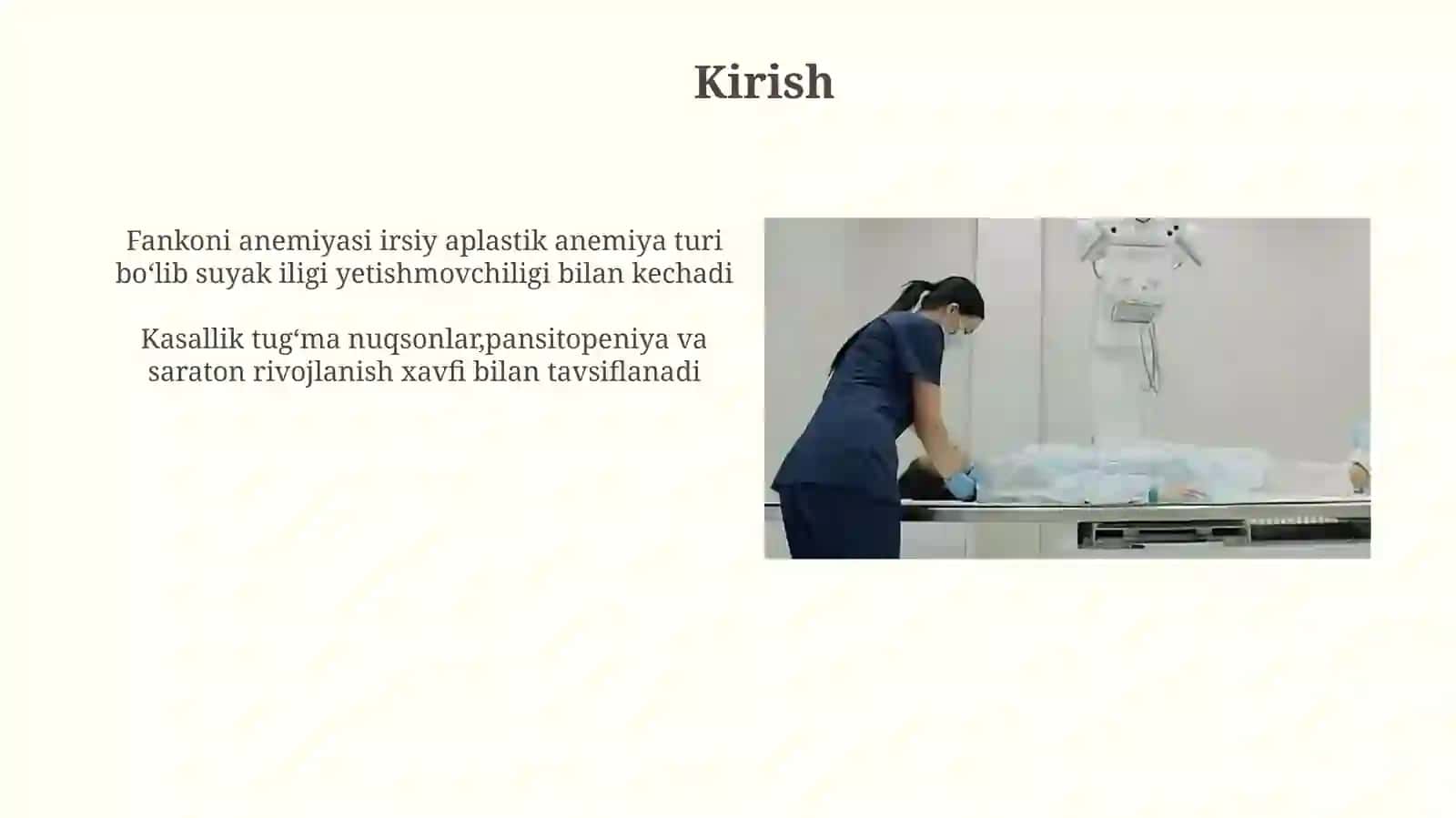 Fankonianemiyasietiologiya,patogenez,klinika,diagnostika,davolashprinsiplari 3