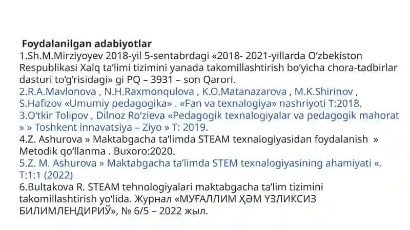 STEM va STEAM ta'limi 3