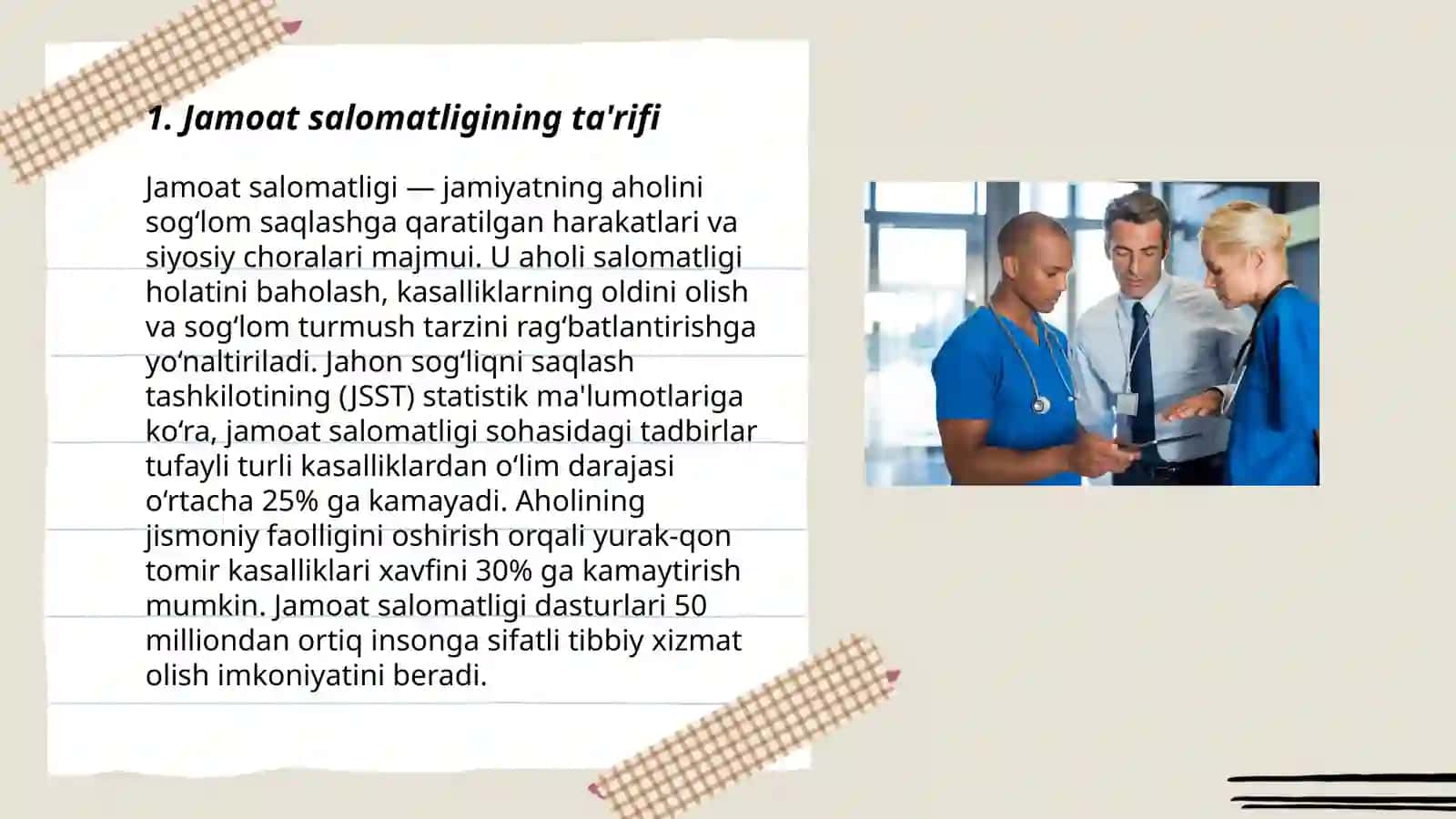 Jamoat Salomatligi Asosiy Tushunchalari va Omillar 3