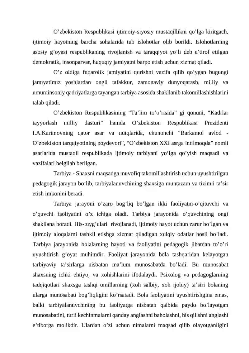 TARBIYA TURLARI MAZMUNI MAQSAD VAZIFALARI 3