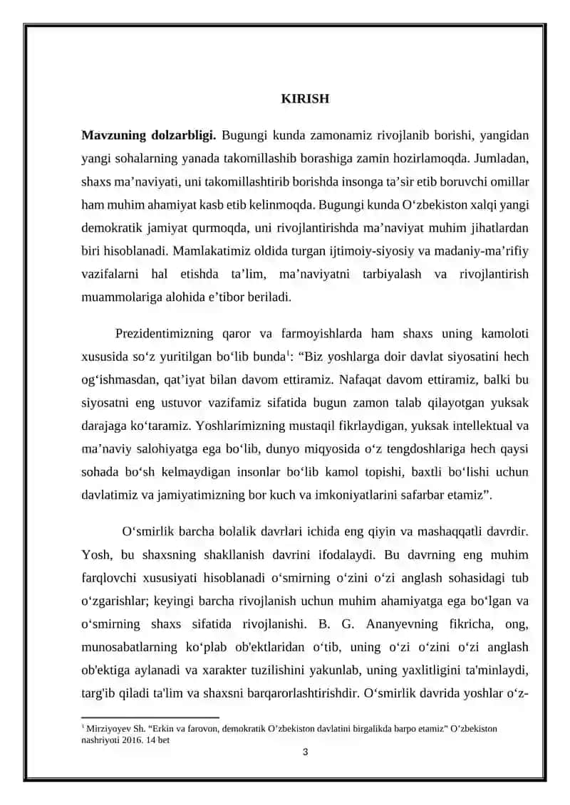 SHAXSNING O‘ZINI-O‘ZI ANGLASHI VA “MEN” KONSEPTSIYASI 3